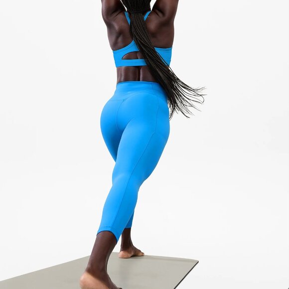 NWT Bright Blue Salutation Leggings - Picture 5 of 8